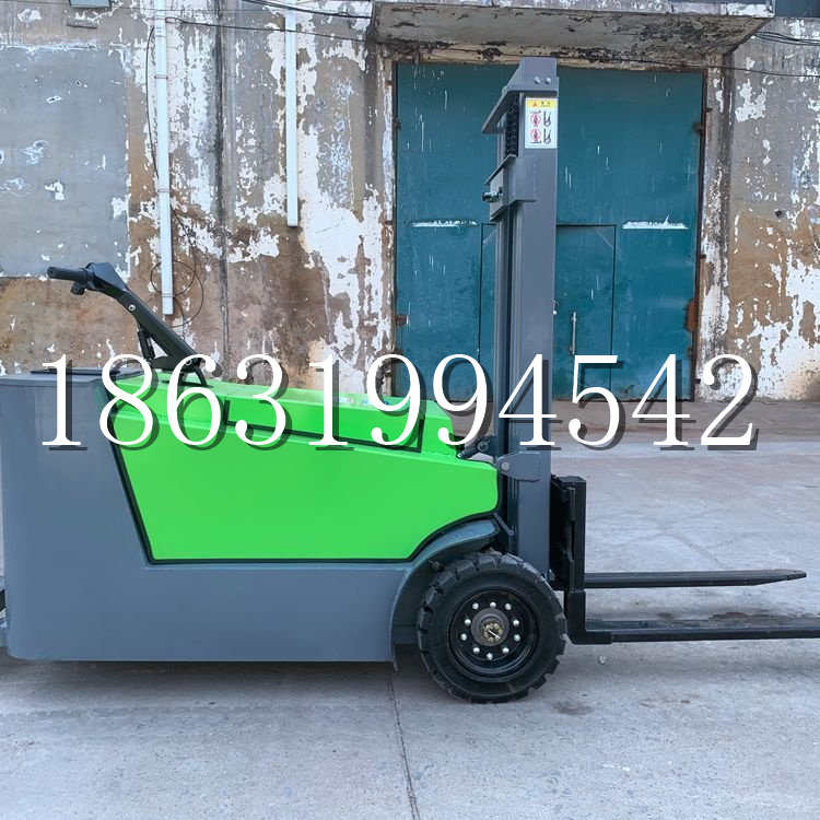 兰考县小型电动叉车1吨2吨步行站驾式电瓶堆高充电装卸车液压升降车铲车